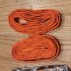 Orange Hockey Skate Laces - New